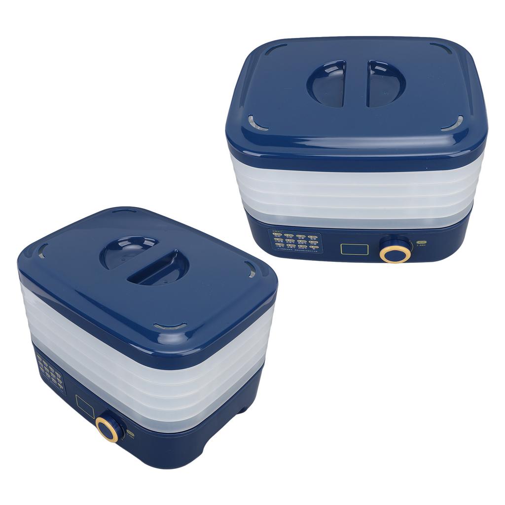Food Dehydrator Machine Multifunctional 5 Tray 160W Efficient Dewatering Safe Fruit Dehydrator for
