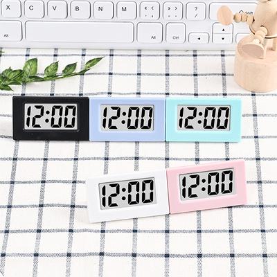 Mini Car Dashboard Digital Clock Portable Cute Electronic Digital Clocks Student Desktop Clock Home Office Bedroom Decor