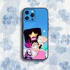 hot Steven Universe Cartoon Phone Case For iPhone 11,12,15,16,17,13,14,Pro,Max,Plus,E,Mini,Air,SE4 Black Soft Box