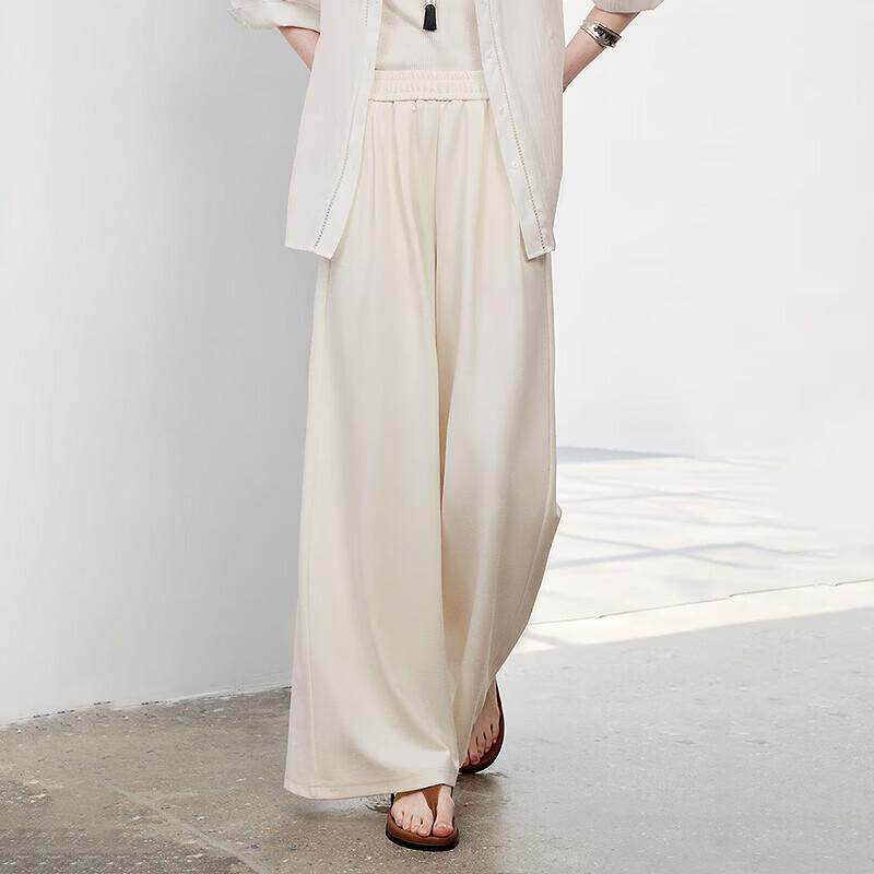 Women's High-Waisted Airy Wide-Leg Lounge Pants