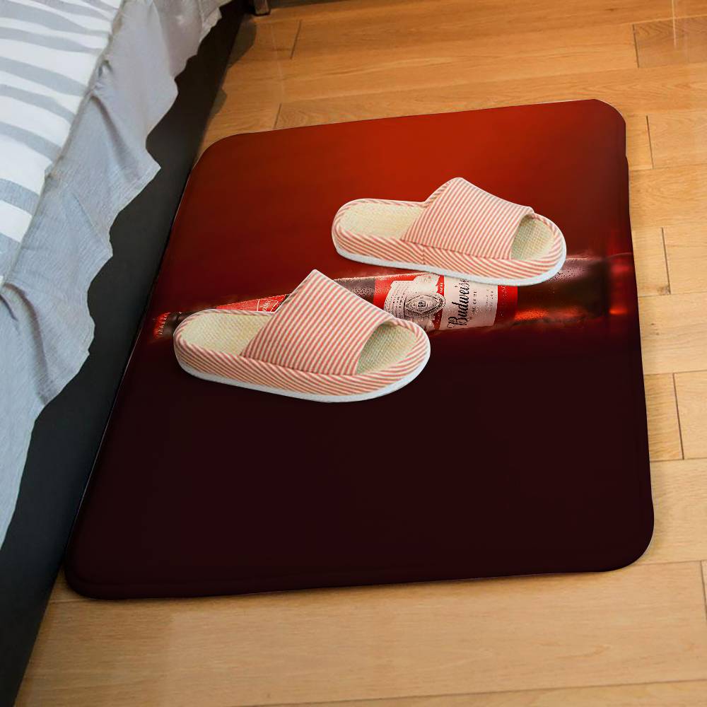 B-Budweisers-s Carpet Bathroom Anti-slip Mat Door Mat Home Decoration Mat Entrance Door Mat Scratch-resistant Door Mat