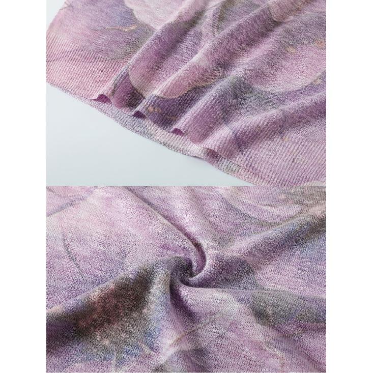 Women's Summer Essential Knit Crew Neck Tee Printed Short Sleeve Top Casual Elegant Everyday Wear