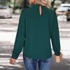 Women's Fashion Casual Fall Winter Solid Color Print Long Sleeve Pullovers & Long Sleeves