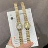 26 Temperament Business Damen Stahlarmband Armbanduhr Beamter Student Luxus Diamantbesetzt Leichter Luxus Exquisit Quarz