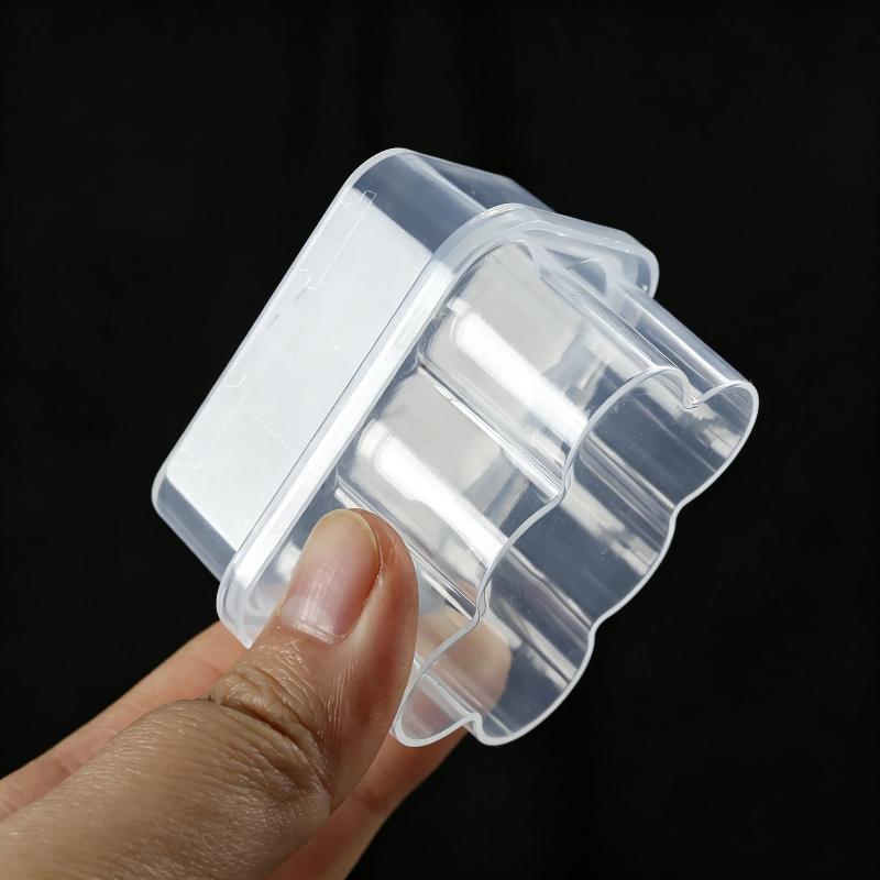 Dustproof Skincare Ampoule Organizer 1Pcs Plastic BA3 Storage Case Fit 3ml 2-10 Serum Vials for Daily Use Travel