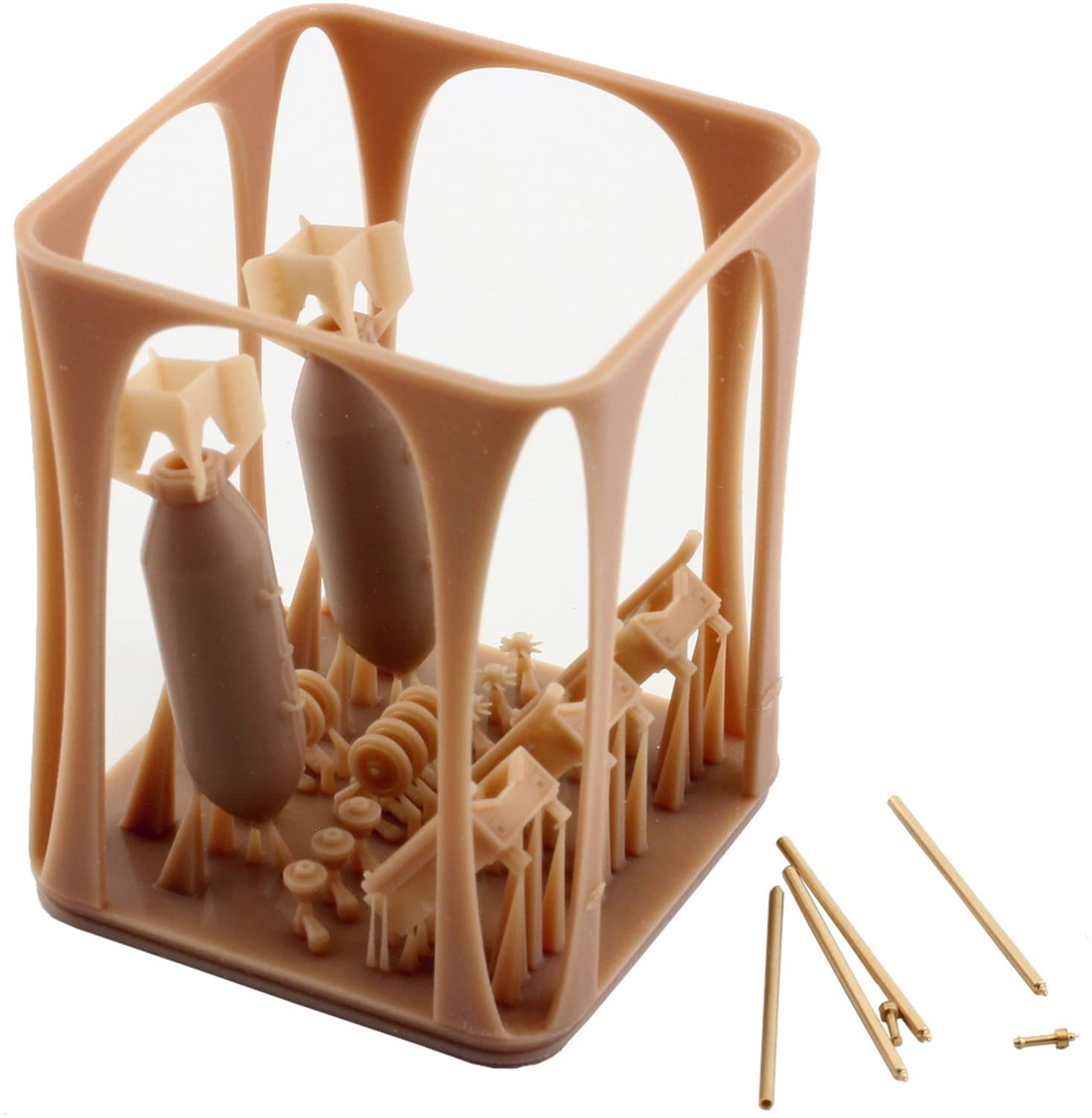 

Orange Hobby WWII Тележка для бомб ВМС США 500 фунтов Смоляной набор 1/48 A48-027