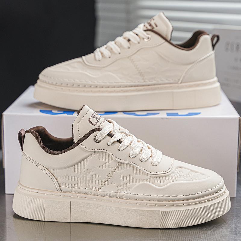Men's shoes spring new little white shoes men's trend versatile shoes men's comfortable sports and leisure board shoes