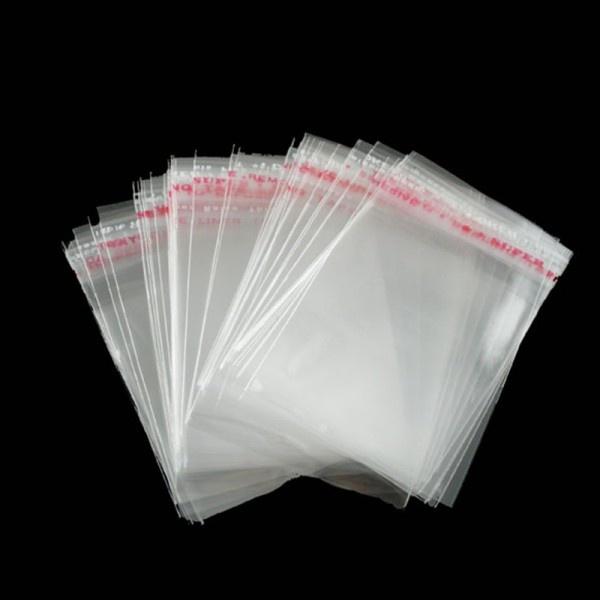 Sacchetti Richiudibili In Plastica Trasparente, 10x10 Cm, 100 Pezzi, Atossici E Sicuri Per Alimenti, Perfetti Per Gioielli E Biglietti