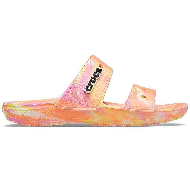Crocs Klasické Crocs Vzor Mramor Plážové Sandály Unisex Sandály Papája Vícebarevné 207701-83F