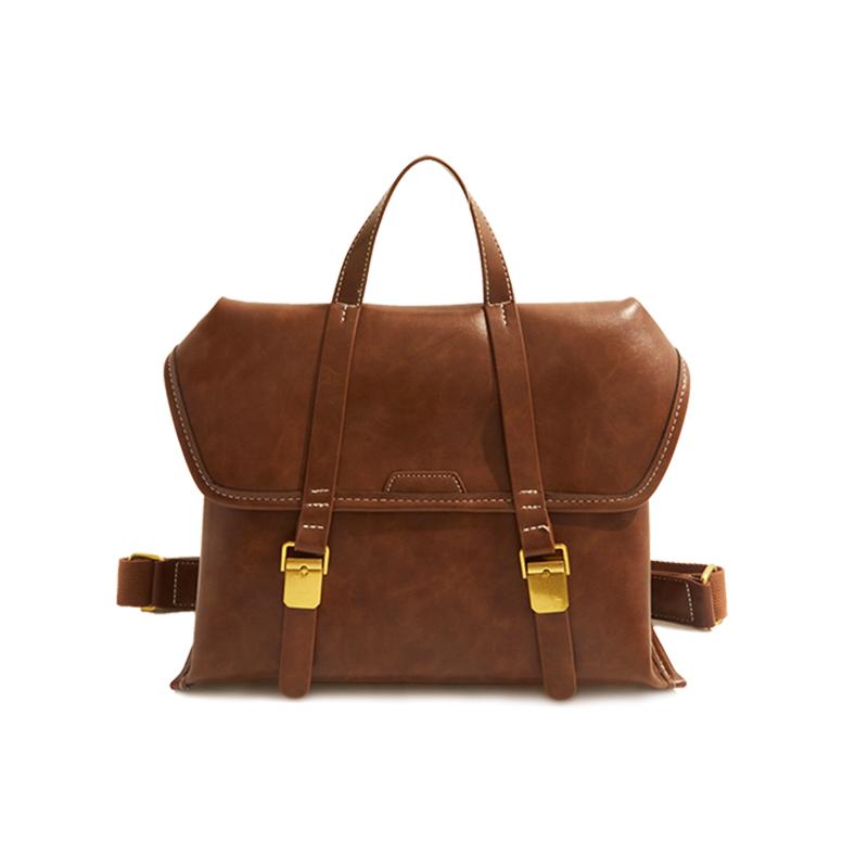 

Vintage Style Fashi Backpacks For Women Flap Shape Pure Color Large Capacity Shoulder Crossbody Bag 2026 Deisnger Y2K Handbags