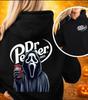 Unisex Trendy European-American Loose Letter Print Hooded Sweatshirt