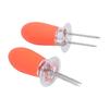 4PCS Barbecue Corn Needle Grilling Stainless Steel Corn Cob Holders Reusable BBQ Sweetcorn Holders