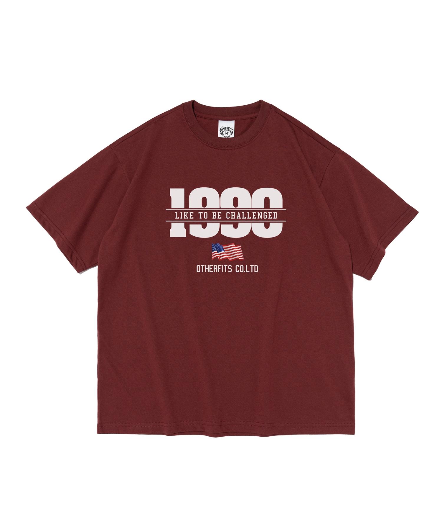 Ader Fits 1990 Challenge Short Sleeve T-Shirt (Wine) S