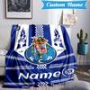Custom Name Porto Love Crest Blanket Lightweight Ideal Bedding Blanket Perfect for Travel, Camping, Living Rooms, Sofas, Christmas gift