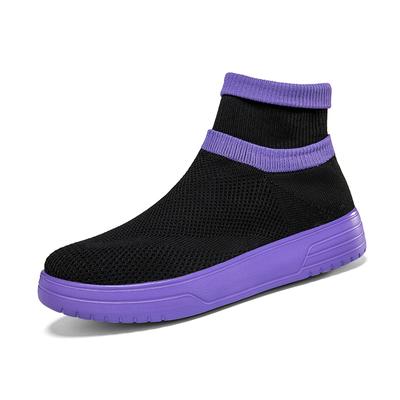 Scarpe da donna Casual Scarpe basse alte Coppie Sneakers con plateau Slip on Calzini Scarpe da uomo