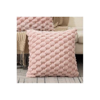 Fluffy Geometric 3D Decorative Pillowcase 45X45 Cm