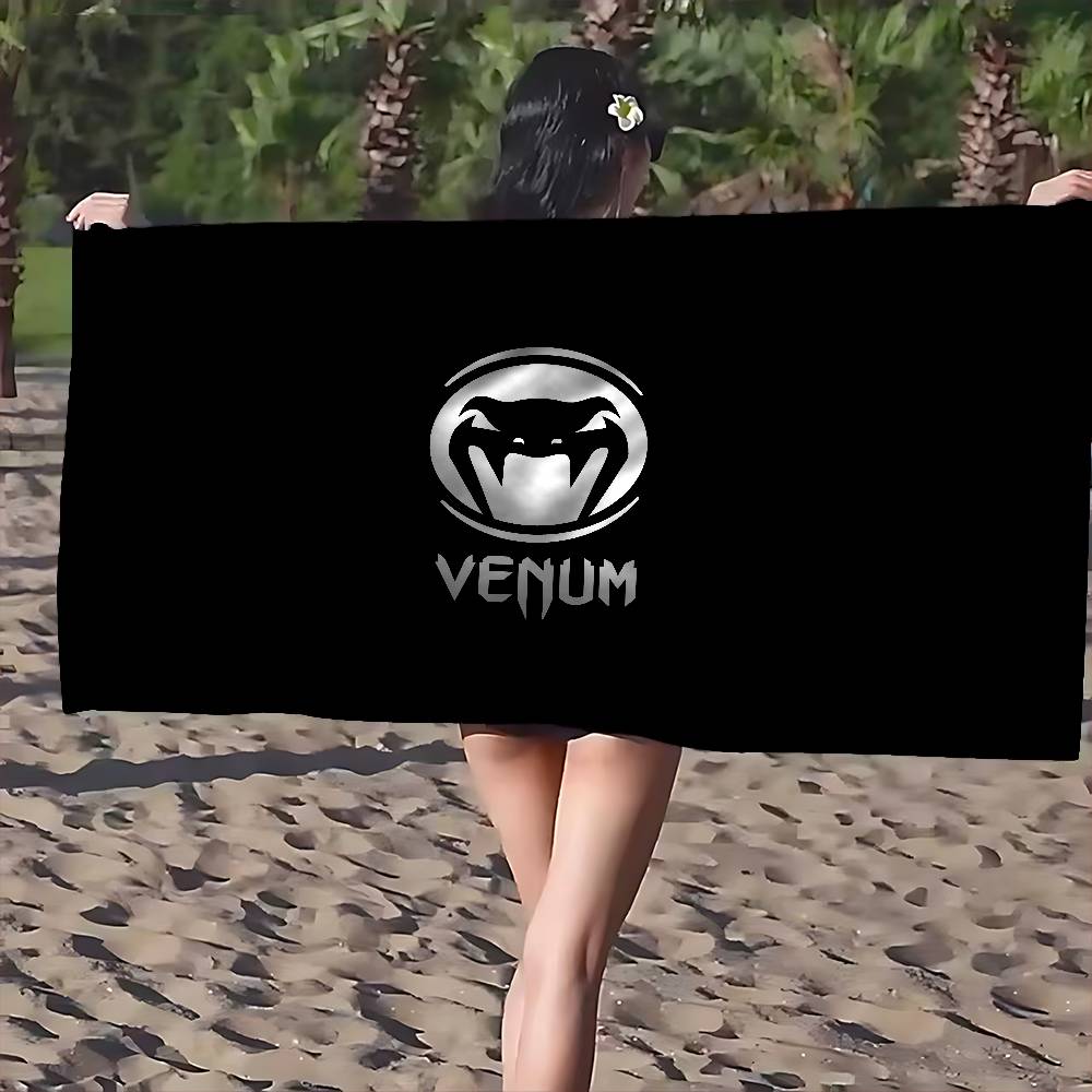 

Змеиный Яд V-Venum Микрофибра Печатное Пляжное Полотенце Альпинизм Йога Пляж Плавание Бег Впитывающее Мягкое Полотенце W40*H60(CM)