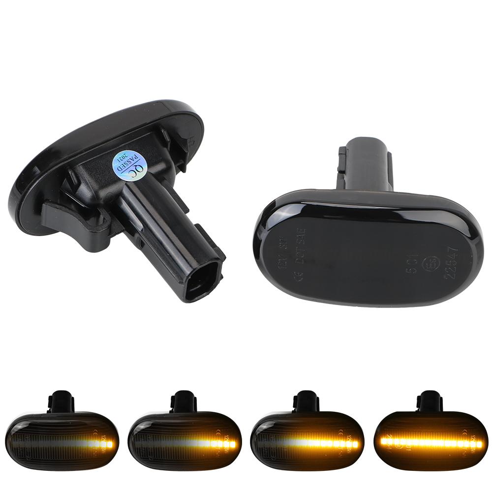 Turn Indicators Turn Signal Indicator LED Car Dynamic Side Marker 2PCS