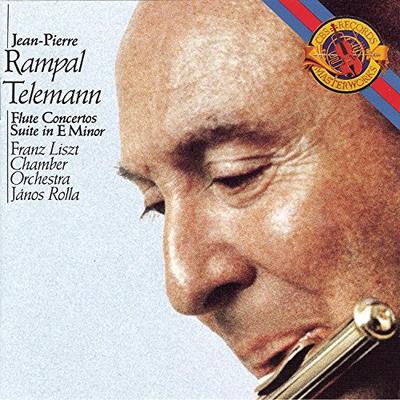 CD TELEMANN,RAMPAL,ROLLA; LISZT CHAMBE - Flute Concertos / Suite In E Minor  MK42362 CBS Masterworks 1987 US Classical Used