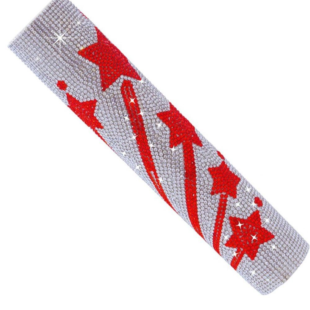 Wireless Microphone Rhinestones Microphone Cover Gold Silver Mic Handle Sleeve Stage Party