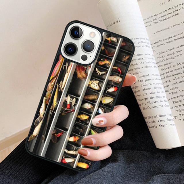 Hunting Fishing art fish box Phone Case Back Cover for iPhone 17 Air 16 15 14 13 11 12 Pro Max Plus Fundas Coque