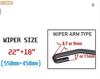 Suitable for Mitsubishi L200 Suitable for Triton 2015-2020 Accessories Wiper Blades Wiper Wipers
