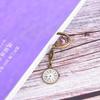 Metal Pocket Watch Bookmark Alloy Metal Page Marker Portable Vintage Bookmark  Office