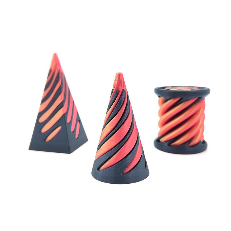 Popular Decompression Toy Tuituile 3D Printing Trendy Decompression Artifact Spiral Three-dimensional Children's Educational Toy