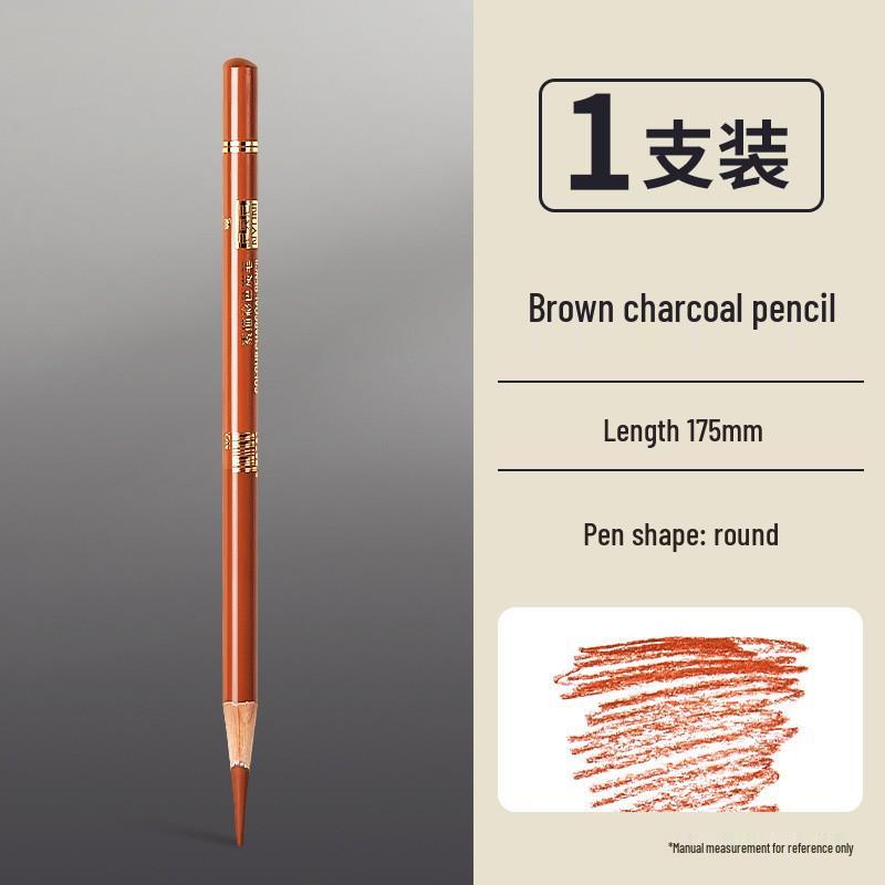 Neoni Matte Sketching & Soft Charcoal Pencils for Art Students with Professional Painting Brushes.
