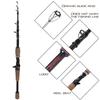 Casting Fishing Rod Reel Combos 1.8M/2.1M/2.4M Carbon Telescopic Pole and 9BB Bait Casting Reel Tool