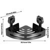 Shower Organizer Corner Bear Suction Cup Bathroom Shower Shelves Wall Mounted Shower Shelf Storage Basket No Drill Bathroom