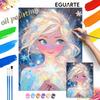 Frozen Elsa Oil Painting Painting Art Handmade Diy Painting Home Decoration Gift