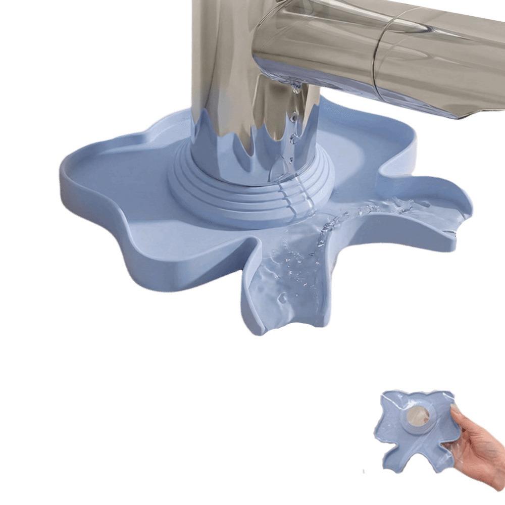 Creative Silicone Faucet Mat Quick Drainage Shell Drainage Mat Countertop Use