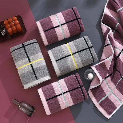 1 PC Cotton Towel Thickened Jacquard Soft Water-absorbent Adult Household Towel Quick-drying Towel Cotton A Class Children's Face Towel