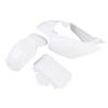 Plastic Mudguard Fairing Kit Pure White Front Mudguard Number Plate Body Panel Body Work Kit for Mini Pit Monkey Z50R