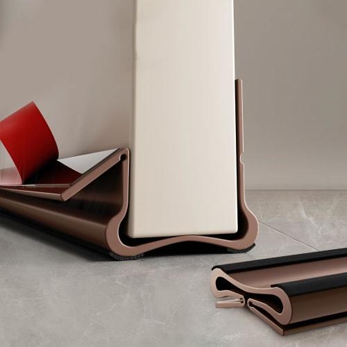 

Pokmil Soundproofing Door Gap Cover, Draft Prevention Tape, Insect Repellent, Improves Heating and Cooling Efficiency, Adjustable Length (93cm), Door