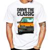 Conduce el Clásico Opeles Kadett E Modelo Tardío Camiseta Hombre Manga Corta Blanco Vintage Casual Genial Camisetas para Chicos Tops para Hombre