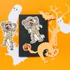 20 Stück Personalisieren Sie Mama-Aufkleber Lustiger Verschlussaufkleber Personalisieren Sie DIY-Gesicht mit Totenkopf Halloween-Etikett Hallow-Party-Deko-Zubehör