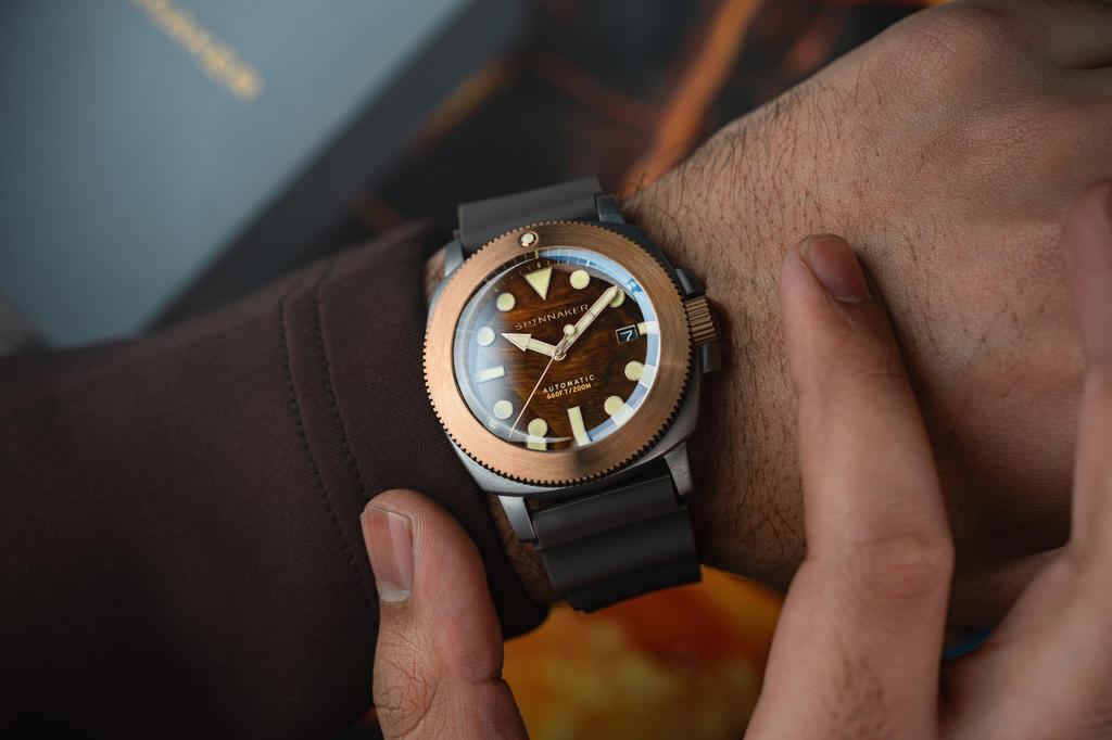 Watch Haru Titanium Bronze Brown [Spinikar] SP-5145-01 Men's [Used]