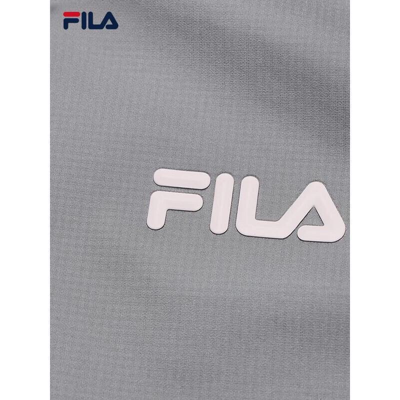 FILA Women's Casual Loose Color-block Hooded Woven Jacket