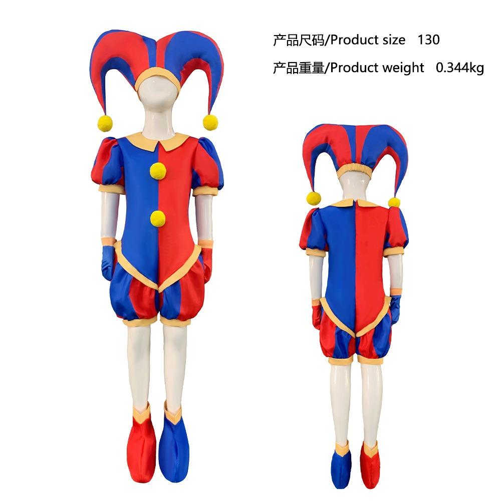 Lo Straordinario Circo Digitale Costume Cosplay Pomni Jax Peluche Coniglietto Caine Ragatha Bambola Vestito Completo Cosplay Costume di Halloween Bambini