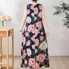 Summer Long Dress  Loose Summer Clothes for Women Plus Size Dresses O-Neck Sleeveless Women Dress XL-5XL