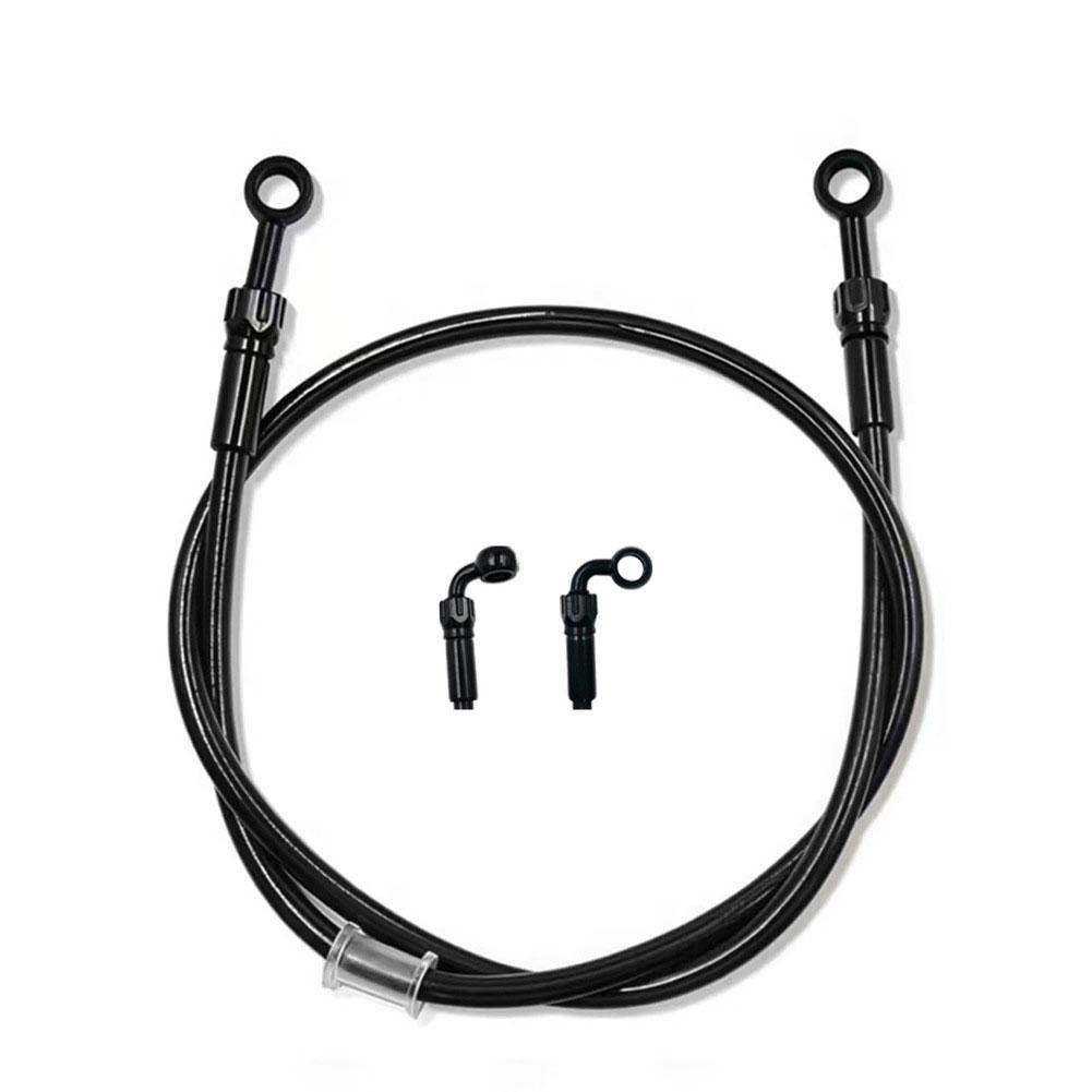 Hydraulischer Bremschlauch Edelstahlverstärkte Bremsleitung mit ABS-Ummantelung für Motorrad Bietet verbesserte Bremskontrolle