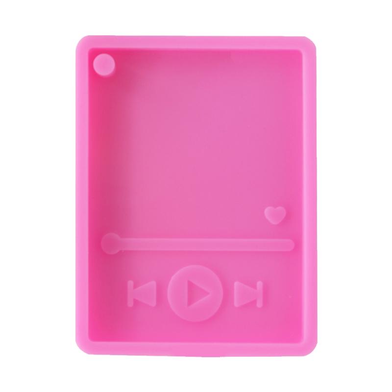 DIY Jewelry Pendant for Key Chain MoldMusic Player Keychain Resin Mold Silicone Mould DIY Polymer Clay Crafts UV Epoxy M