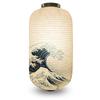 Japanese Style Ukiyo-e Traditional Sea Wave Printed Lantern Hanging Cloth Lantern Izakaya Restaurant Cuisine Wedding Party Decor