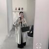 Confession Balloon Women's Double-Sided Wool Coat - Versatile Loose-Fit Autumn/Winter Long Jacket