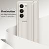 Luxury Leather With Holder Fold5 Fold6 Hinge Protector Case For Samsung Galaxy Z Fold 6 5 4 5G With Glass Screen Protector Cover