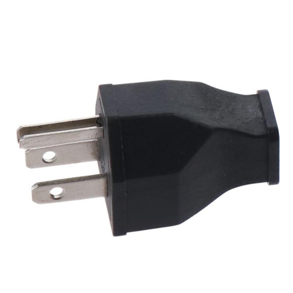 

15A 125V Extension Cord Ends Black Shell Connector Set Replacement Plug 2 Pole 3 Wire Male and Female Grounding Plug
