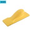4" 100mm Self-Adhesive PU Foam Hand Grinding Disc for Manual Sanding and Polishing, Yellow 