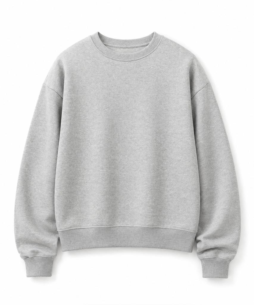 OSI Semi-Crop Sweatshirt Gray